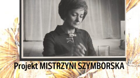 Plakat: 2023 rok Wisławy Szymborskiej